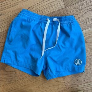 Chubbies youth small 8/9 true to light blue Swim trunks